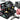 Miami tiger stripe range bag open to show padded compartments and elastic gear slots