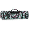 Rifle bag in Miami tiger stripe camo with padded carry handle and top zipper pocket
