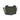 Olive tactical helmet counterweight pouch with hook-and-loop front panel and side straps