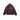 Army jacket in burgundy with stand collar, “ARMY” patch, and light trim V yoke.