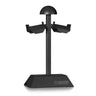 Mini HPC rack tactical gear stand in obsidian black, central post with platform base