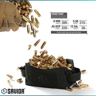 Savior Equipment Loose Sac Mini Soft Ammo Carrier (4 Pack)