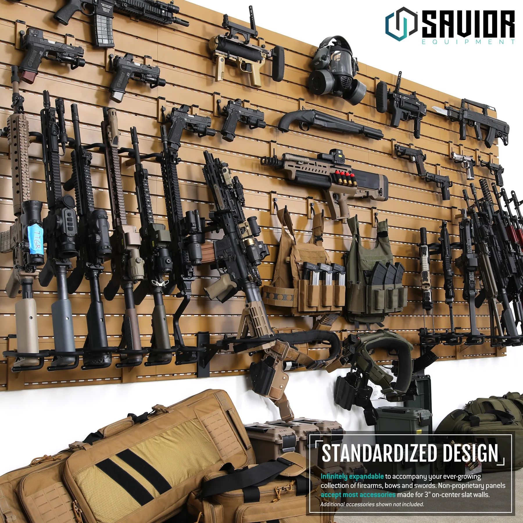 Savior Rifle Rack Lock Savior Equipment Rifle Wall Rack System – Hong Kong MG Trading Limited