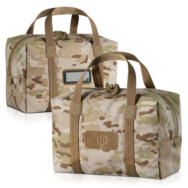 Multicam Arid mini hauler duffel bag, two carry handles, front zip pocket