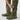 Camouflage field pants with zip fly and cuffed leg opening for boots