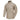 Khaki ripstop cotton shirt with stand collar, full zip, flap chest pockets, long sleeves