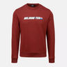 Rusty red Helikon HTX Joe crewneck sweatshirt with front logo print