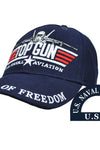 US Military USN TOP GUN U.S. Naval Aviation The Sound of Freedom Stretch Fit Cap