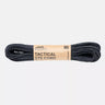 Black tactical 275 cord, neatly coiled with label and wrap band.