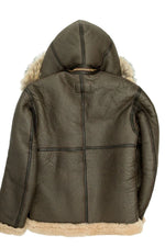 Pre-Order: Cockpit USA Dunkirk RAF Hooded Sheepskin Leather Jacket (7103060738232)