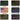 PVC US flag patch, rectangular with star field and stripes in dark, coyote, blue/red line