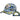 Digital blue camo tactical cap with Navy wing patch and 'AIR AND LAND' text