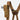Coyote brown competition belt suspenders with side pouch and attachment panel