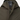 Polyester Chinook jacket chest close-up with hood lining and zip placket, olive-brown.