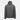 Hooded lightweight jacket in gray with front zipper and drawstring hood