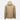 Hooded lightweight jacket in khaki, back view with drawstring hood and elastic cuffs