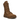 Coyote brown lace-up assault boot with padded collar and rubber lug sole