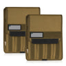 Extended magazine pouch set, 2-pack, flat dark earth fabric with label window