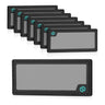 Writable ID patches, black bordered cards with blank centers, 8-pack set