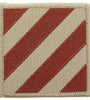 US Military USAR 003rd Infantry Division (DESERT) (3") Patch Iron On