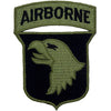 US Military USAR 101st Airborne Division (03) (SUBDUED) (3-1/4") Patch Iron On