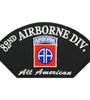 US Military USAR 082nd Airborne Division All American (5-1/4"x3") Hat Patch Iron On