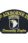 US Military USAR 101st Airborne Division Screaming Eagles (5-1/4"x3") Hat Patch Iron On