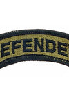 US Military USAR Defender (SUBDUED) (2-1/2" x 3/4") Tab Patch Iron On