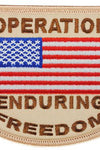 US Military USAR Operation Enduring Freedom (2-7/8") Patch Iron On