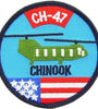 US Military Helicopter CH-47 CHINOOK (4-1/4") Patch Iron On