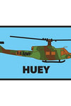 US Military Helicopter HUEY (4-3/8") Patch Iron On
