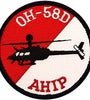 US Military Helicopter OH-58D AHIP (KIOWA WARRIOR) (3") Patch Iron On