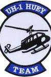 US Military Helicopter UH-1 HUEY (3-1/2") Patch Iron On