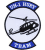 US Military Helicopter UH-1 HUEY (3-1/2") Patch Iron On