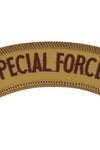 US Military USAR Special Force (DESERT) (3"x15/16") Tab Patch Iron On