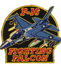 US Military USAF F-016 Fighting Falcon (4") Patch Iron On