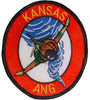 US Military USAF Kansas Ang (3-1/2") Patch Iron On
