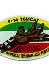 US Military USAF F-14 TOMCAT Imperial Iranian Air Force (3-3/4") Patch Iron On