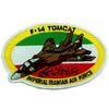 US Military USAF F-14 TOMCAT Imperial Iranian Air Force (3-3/4") Patch Iron On
