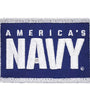 US Military USN American's Navy (3-1/2"x2-1/4") Patch Hook And Loop