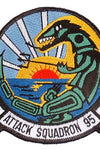 US Military USN Attack Squadron 95 (3-3/8") Patch Iron On