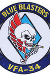 US Military USN Blue Blasters VA-34 (3-1/2