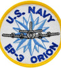 US Military USN U.S. NAVY EP-03 ORION (3-1/16") Patch Iron On