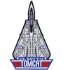 US Military USN F-14 TOMCAT (5-1/2") Patch Iron On