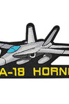 US Military USN F/A-18 HORNET (4") Patch Iron On