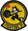 US Military USN FIGHTING-31 (3-3/8") Patch Iron On