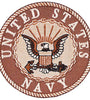 US Military USN United States Navy LOGO (03D) (DESERT) (3-1/16") Patch Iron On