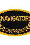 US Military USN Oval Navigator (3-1/2") Patch Iron On
