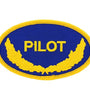 US Military USN Oval Pilot (3-1/2") Patch Iron On