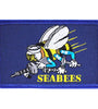 US Military USN SEABEES (03) (3-1/2"x2-1/4") Patch Hook And Loop